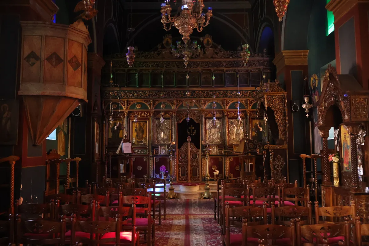 An ornate Christian Orthodox church