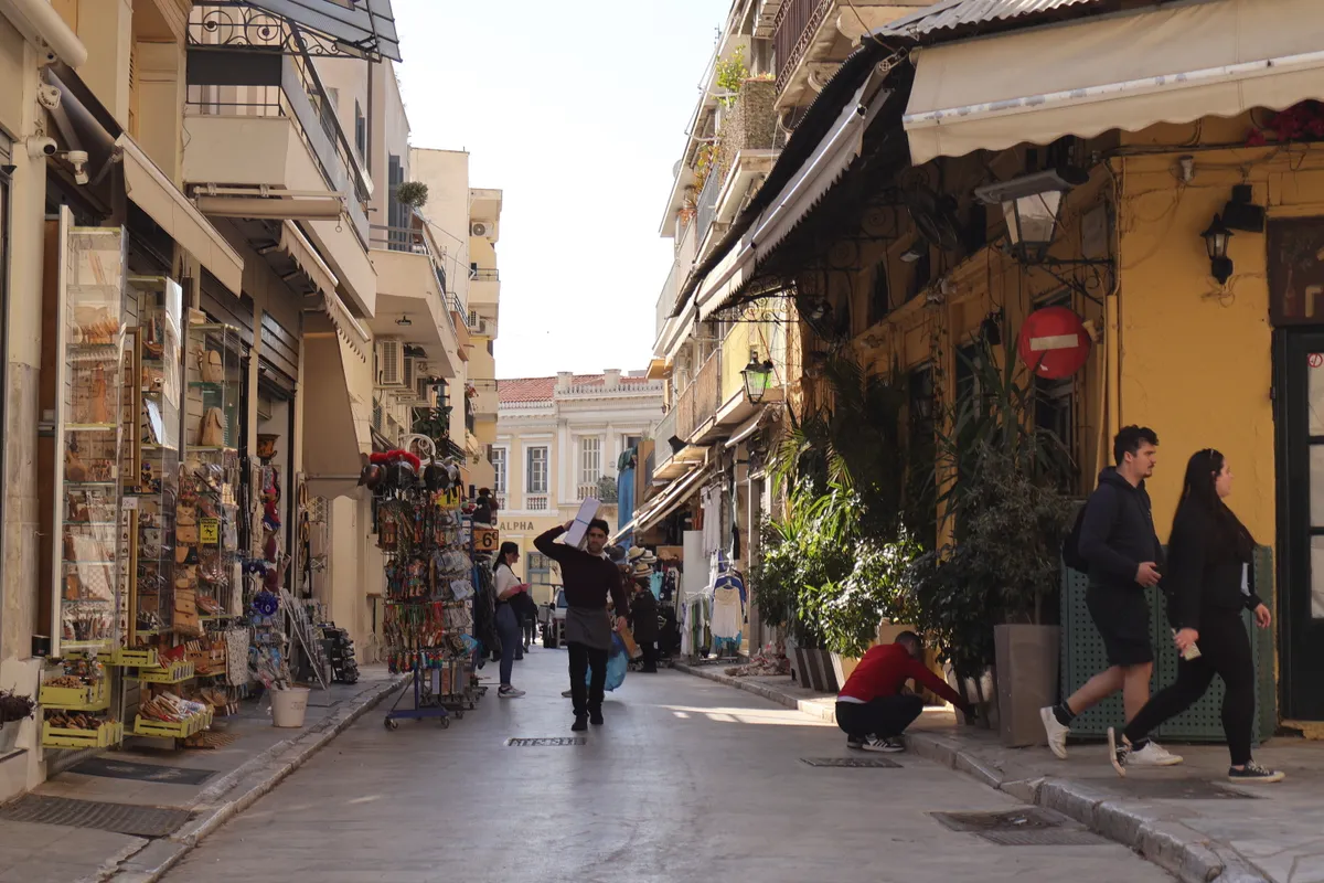 Souvenir shops in Monastiraki